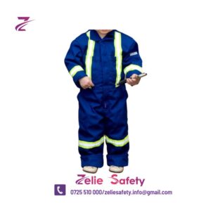 Reflective Navy Blue kids Overall.